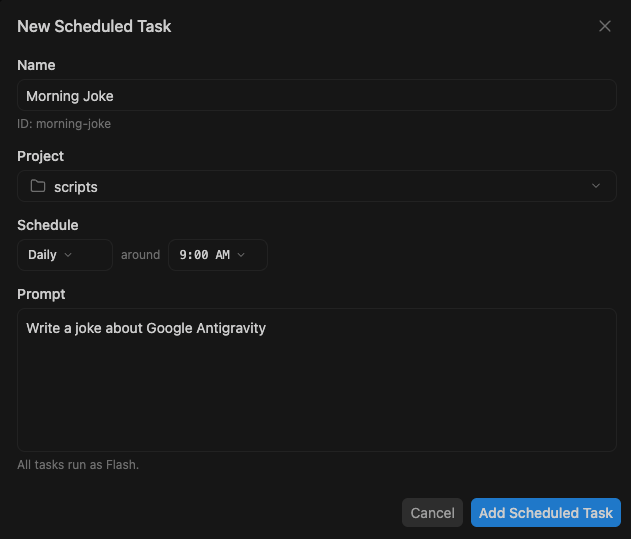 使用 /schedule 指令或排程工作設定重複執行的排程或單次計時器。